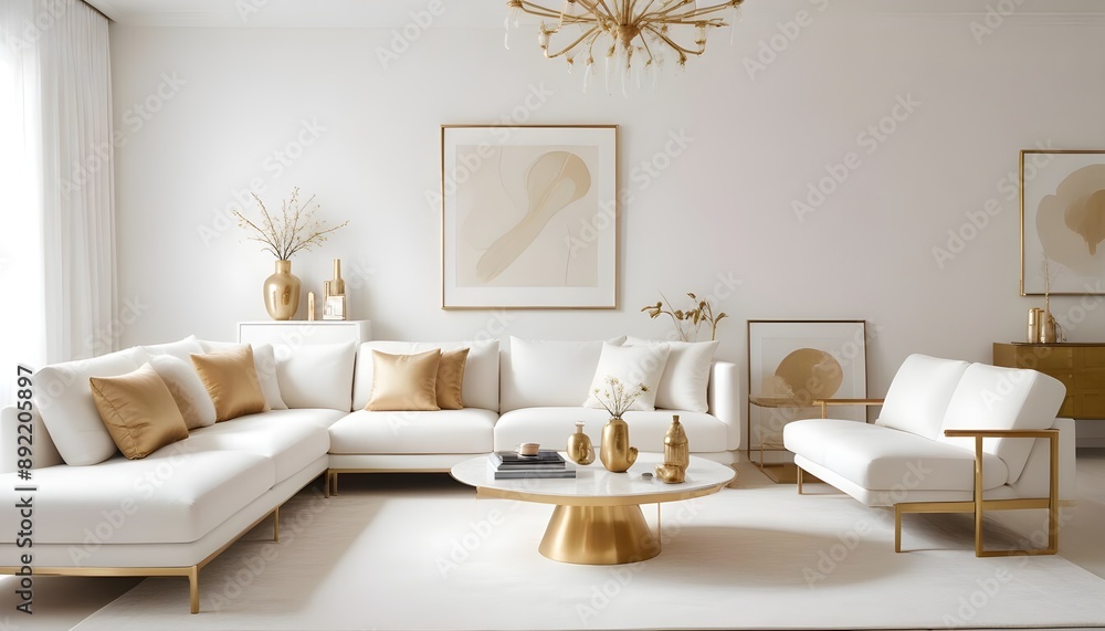 Photo interior modern design room 3d illustration Photo interior modern design room 3d illustration