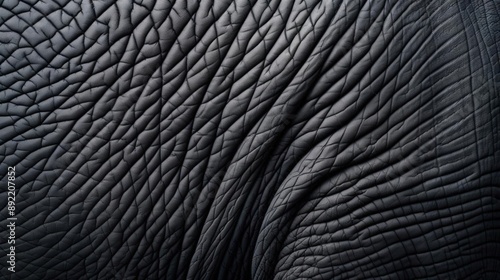 Detailed texture of elephant skin