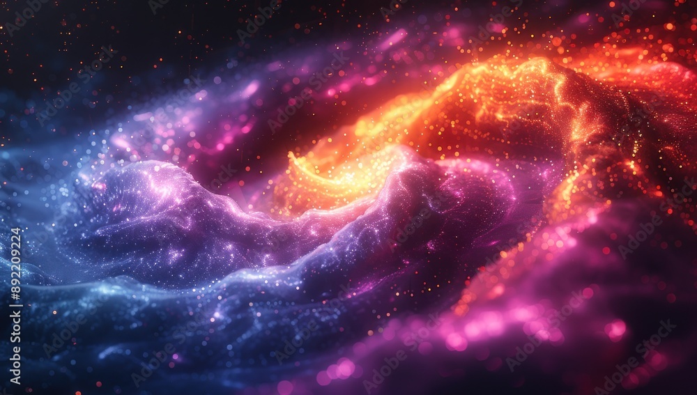 Abstract Glowing Nebula