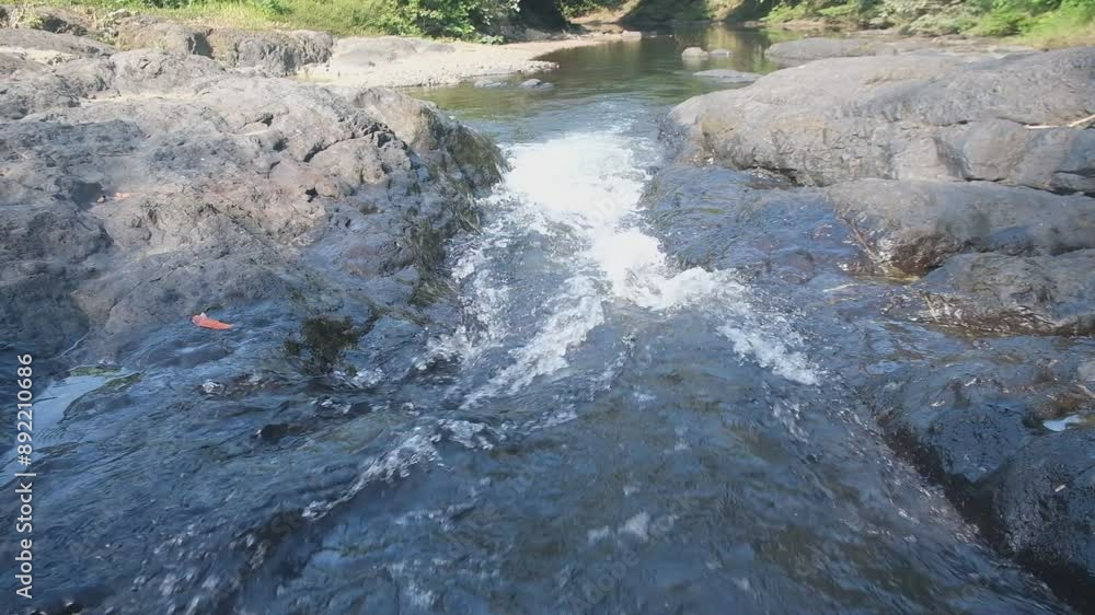 Combination of water and stone in borneo Combination of water and stone in borneo