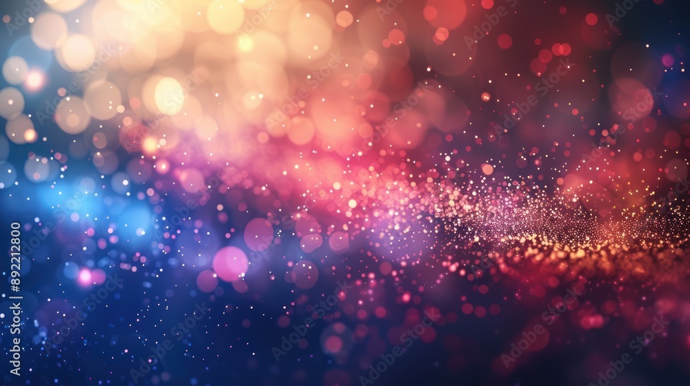 Abstract Bokeh Background with Vibrant Colors Abstract Bokeh Background with Vibrant Colors