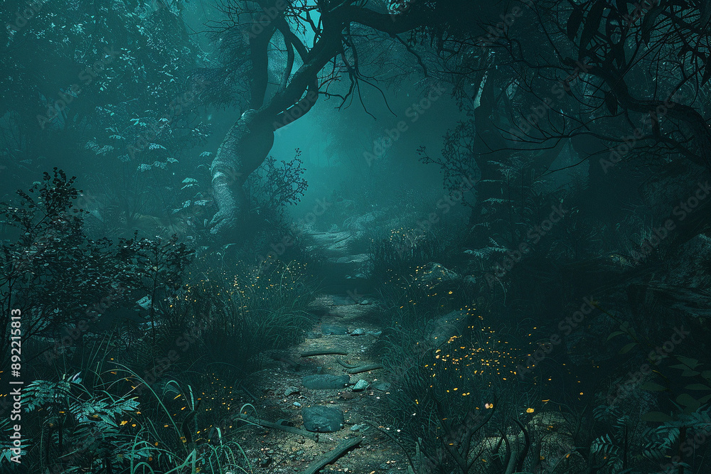 Misty Forest Path: Enchanting Scene For Nature-Inspired Designs, Book Covers, Or Meditation App Backgrounds Misty Forest Path: Enchanting Scene For Nature-Inspired Designs, Book Covers, Or Meditation App Backgrounds