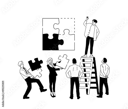 Wallpaper Mural 人物 ビジネスおしゃれイラスト素材	 Torontodigital.ca