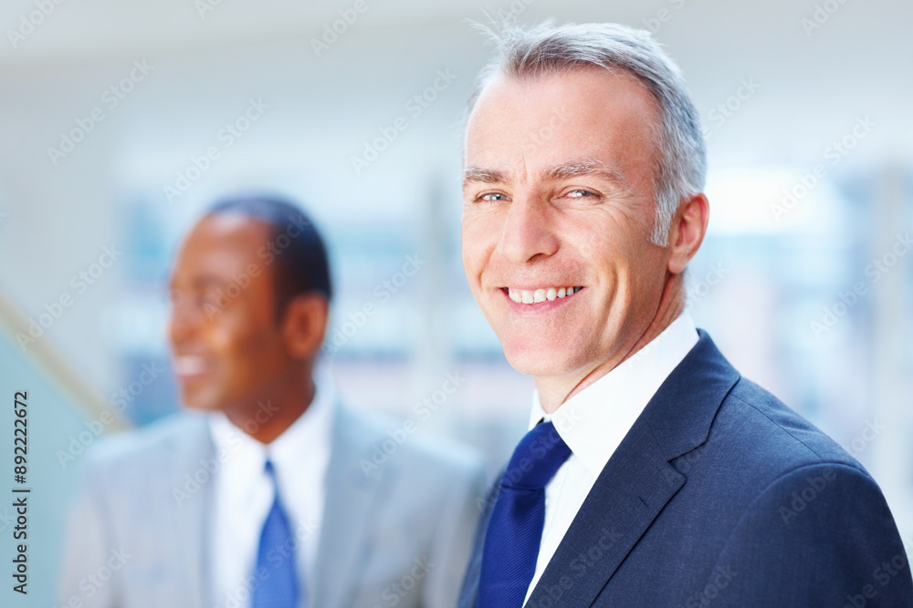 Business man, portrait and happy in office with smile for career, work and company or corporate job. Lawyer, mature and professional in law firm for contract, expert or legal advisor with experience Business man, portrait and happy in office with smile for career, work and company or corporate job. Lawyer, mature and professional in law firm for contract, expert or legal advisor with experience