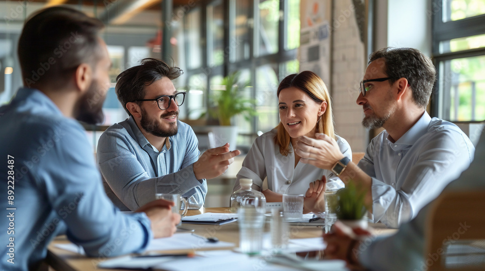 Manager communicates the companys vision to the team. Manager communicates the companys vision to the team.