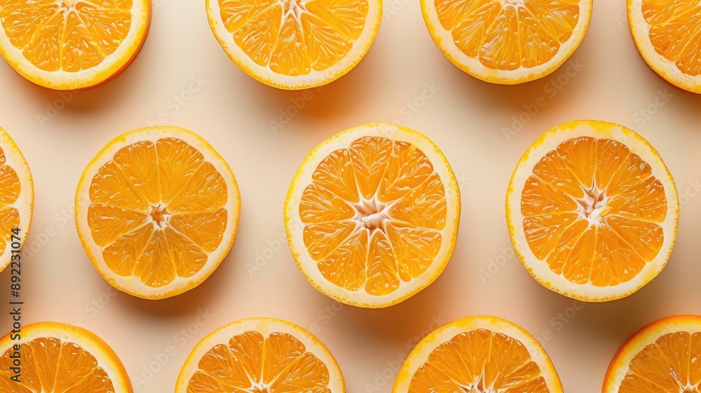 Orange fruit pattern. Healthy food background directly above Orange fruit pattern. Healthy food background directly above