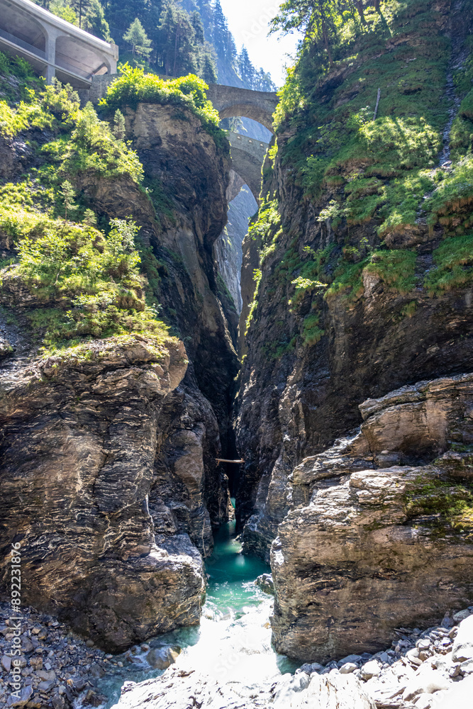 Fototapeta premium Viamala Schlucht in der Schweiz