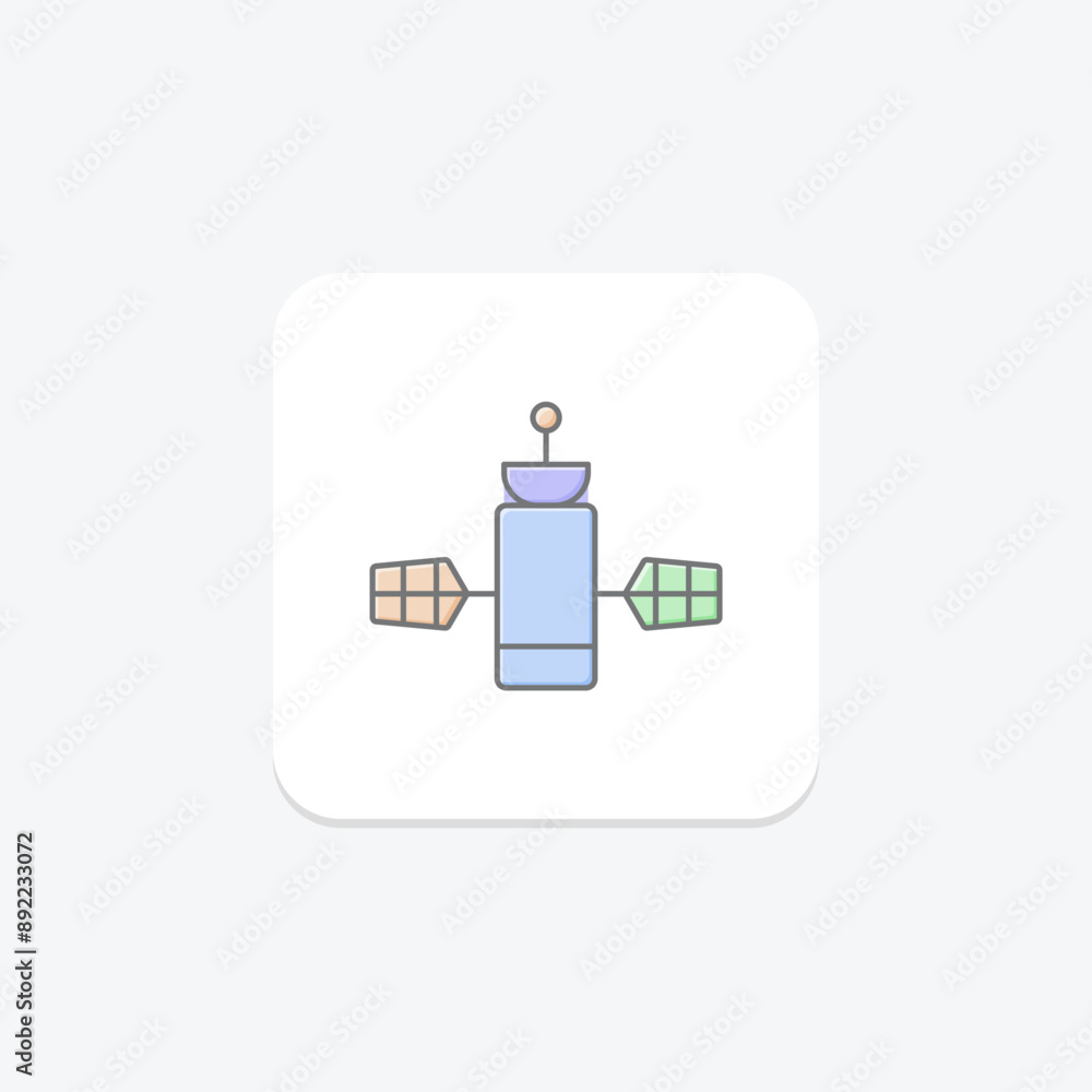 Fototapeta premium Reconnaissance lineal color icon , vector, pixel perfect, illustrator file