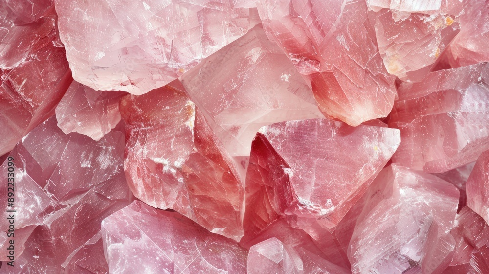 Raw Rose quartz stone textured surface background Raw Rose quartz stone textured surface background