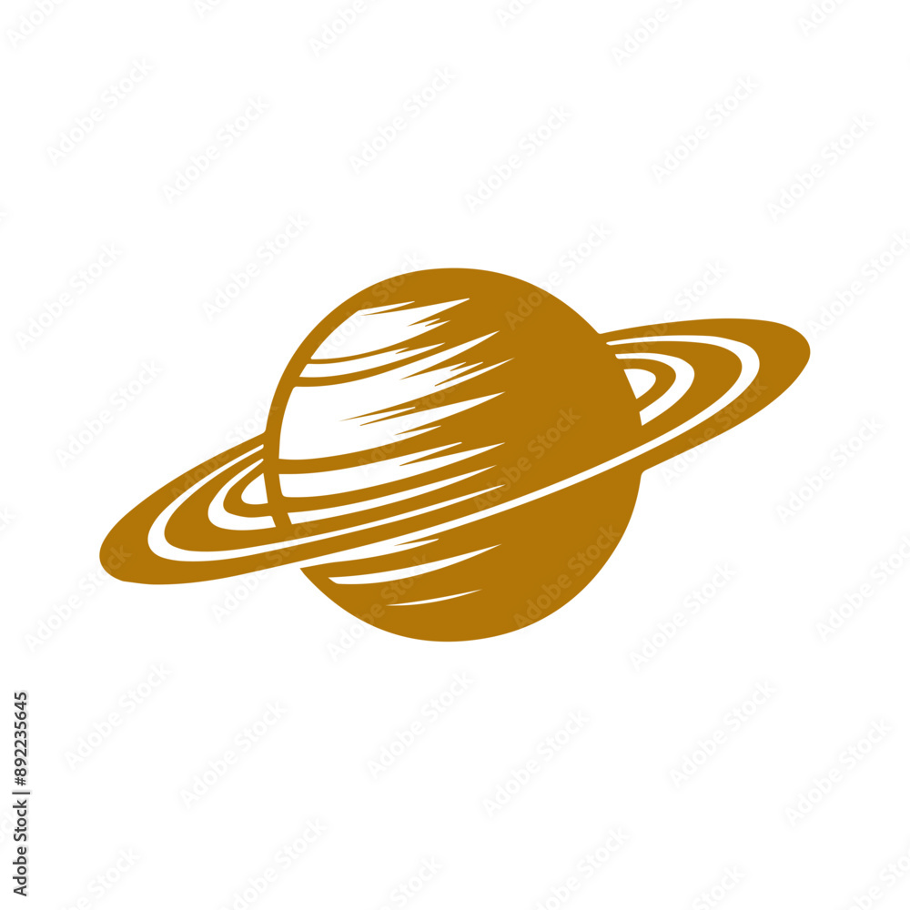 Fototapeta premium Planet icon illustration