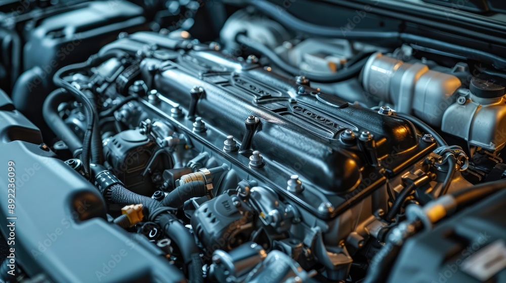 Fototapeta premium V8 Car Engine Repair