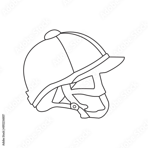 horse jockey helmet  design