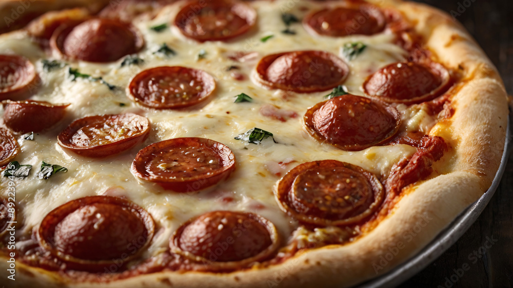 pizza with salami pizza with salami
