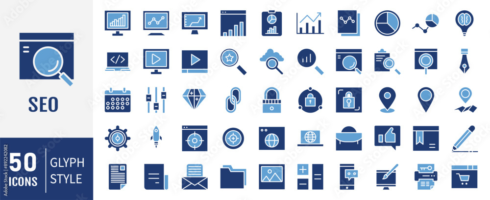 Digital marketing and SEO icons set. Marketing and Search Engine Optimization flat icons collection. Website, search, mail, analysis, content, strategy, development, store - stock vector. Digital marketing and SEO icons set. Marketing and Search Engine Optimization flat icons collection. Website, search, mail, analysis, content, strategy, development, store - stock vector.