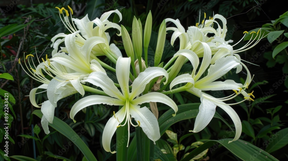 Hymenocallis speciosa Native to the Windward Islands cultivated as an ornamental plant Hymenocallis speciosa Native to the Windward Islands cultivated as an ornamental plant