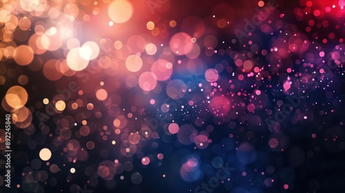 Abstract Colorful Bokeh Background