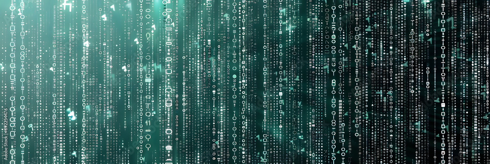 Matrix background. Running binary code on white background. Falling digits texture. Random data stream. Abstract numbers wallpaper. Vector illustration. Matrix background. Running binary code on white background. Falling digits texture. Random data stream. Abstract numbers wallpaper. Vector illustration.