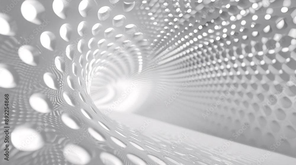 Naklejka premium white light & grey background. Space design concept. halftone style.