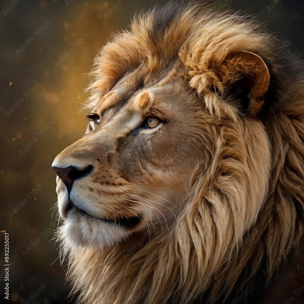 Wild Lion Majestic Big cat Wilderness feline face head Wild Lion Majestic Big cat Wilderness feline face head