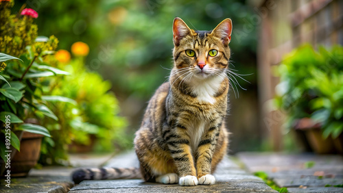 feline animal domestic cat abandoned