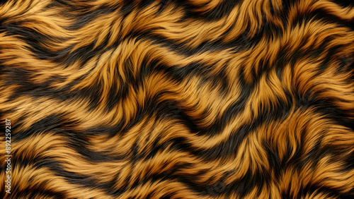 realistic brown and black animal fur texture