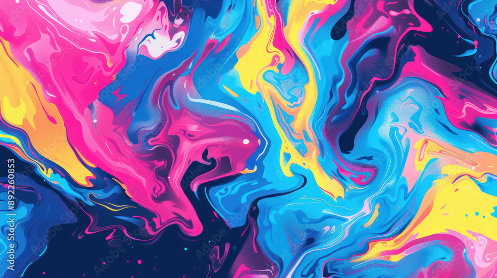 Abstract random color liquid marble background Abstract random color liquid marble background