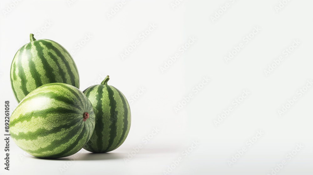 Fresh Tasty Watermelon on white Background. Copyspace Fresh Tasty Watermelon on white Background. Copyspace