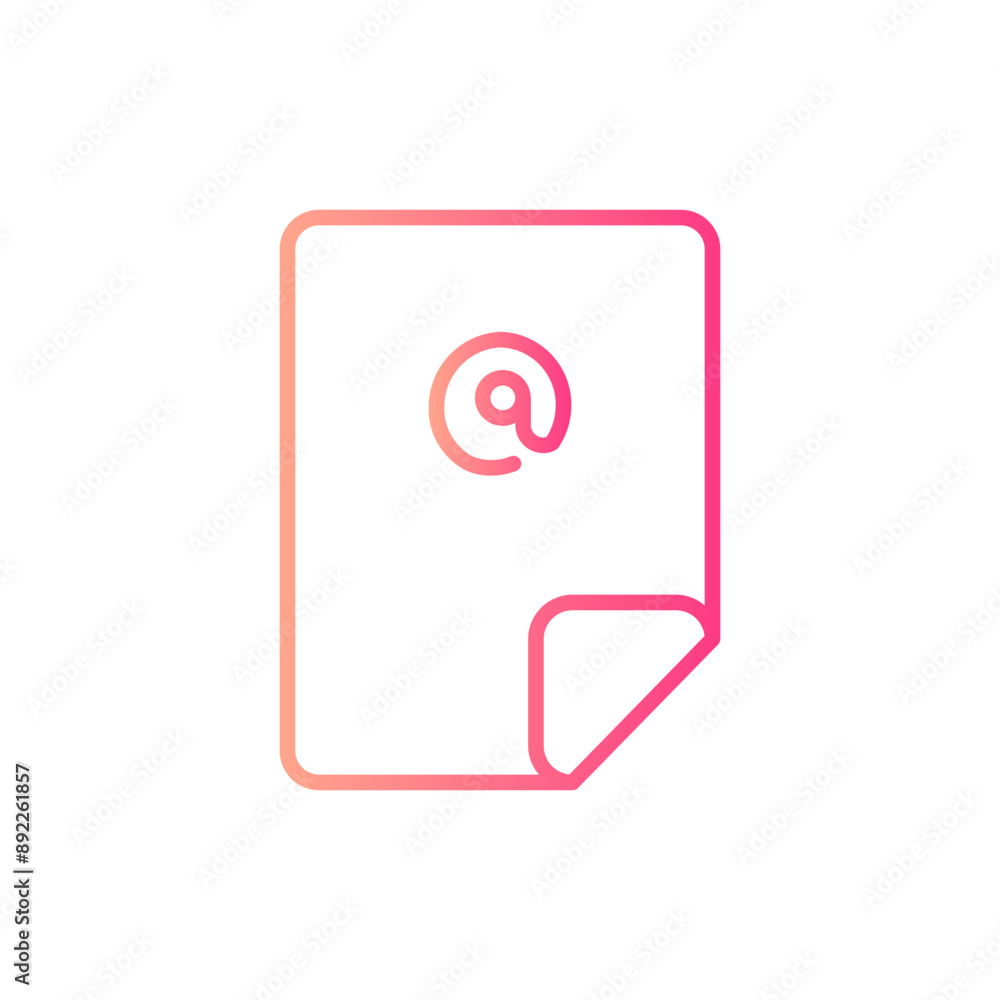 mail gradient icon mail gradient icon