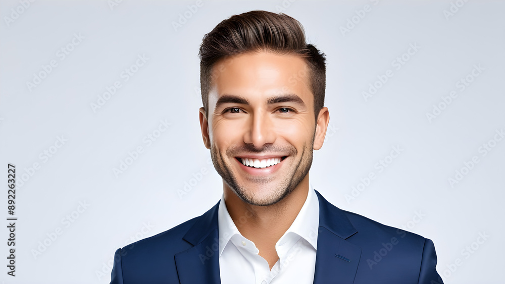 Portrait of businessman, businesspeople concept background, competent businessman, ai generated Portrait of businessman, businesspeople concept background, competent businessman, ai generated