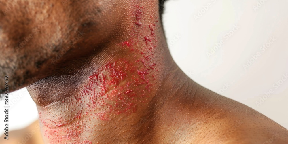 Postules Rash Abstract Visualization of Highly Contagious Bacterial Skin Infection ...