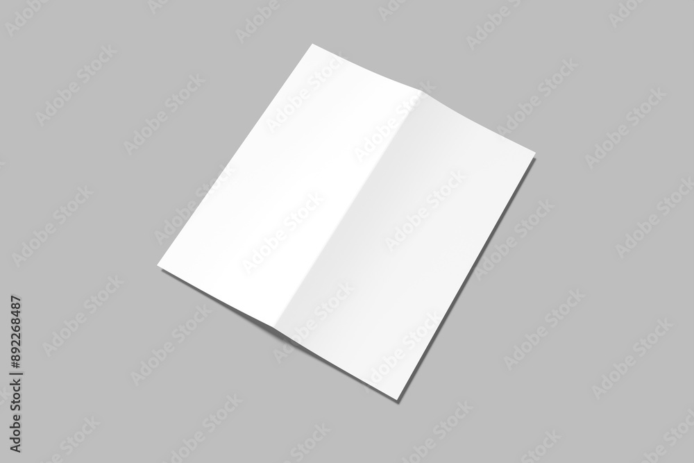 DL Bifold Brochure Blank Mockup DL Bifold Brochure Blank Mockup