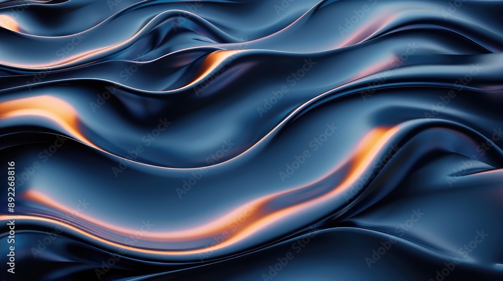 Abstract 3D wavy background Abstract 3D wavy background