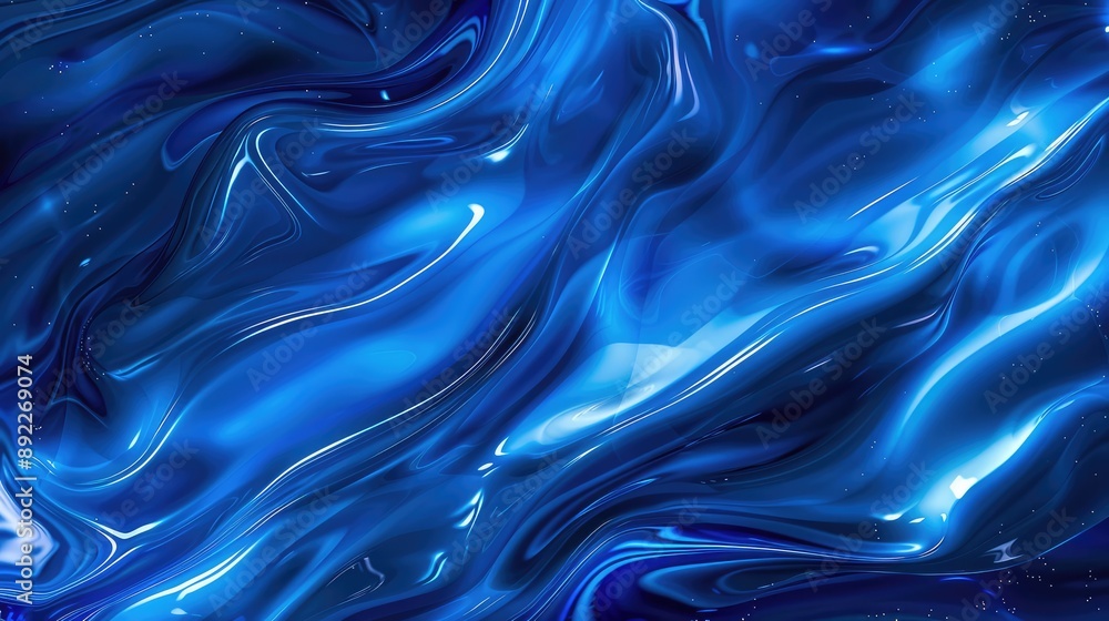Obraz premium 3D Abstract blue background