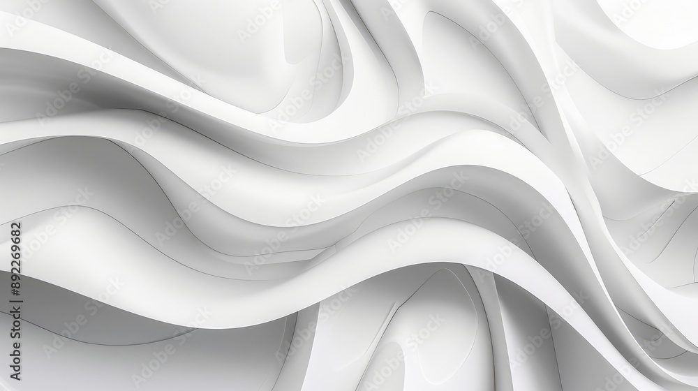 3D abstract white background 3D abstract white background