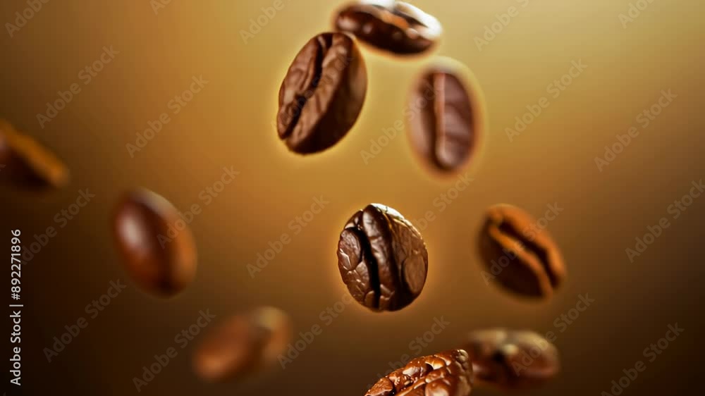 Flying coffee beans on a brown background.
Concept: coffee shop culinary blogs, morning rituals, drink energy Flying coffee beans on a brown background.
Concept: coffee shop culinary blogs, morning rituals, drink energy
