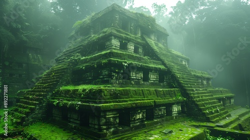 temple of south American Indians. Xibalba photo