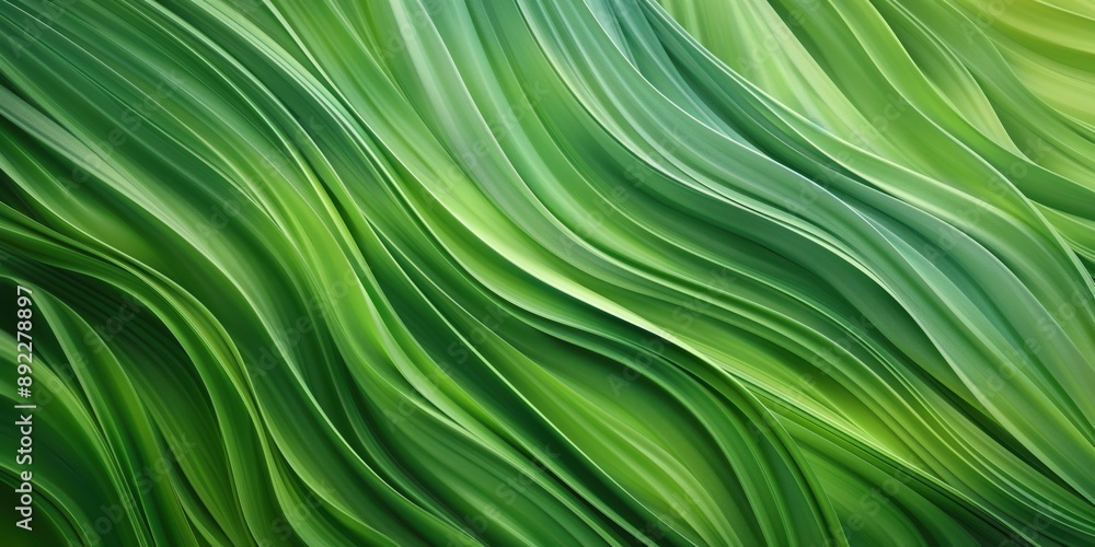 Abstract organic green lines as wallpaper background illustration created by ai Abstract organic green lines as wallpaper background illustration created by ai