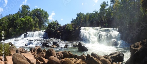 Tad Hung Waterfalls, Pakse, Champasak, Laos photo