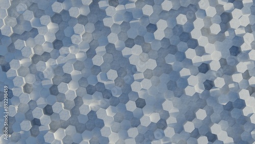 Hexagonal pattern with a mo...