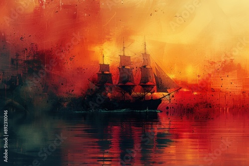 Wallpaper Mural abstract background in colors and patterns for World Port Days Torontodigital.ca