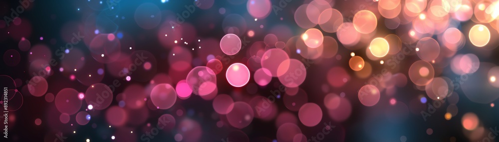 A vibrant abstract background filled with colorful bokeh lights, creating a festive and enchanting atmosphere. A vibrant abstract background filled with colorful bokeh lights, creating a festive and enchanting atmosphere.