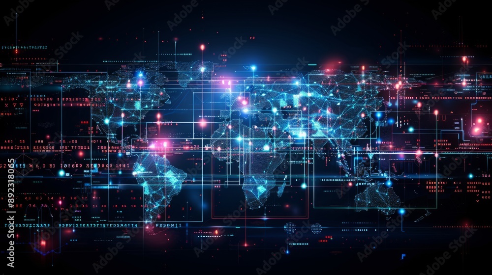 Cyber security, conceptual digital illustration Cyber security, conceptual digital illustration