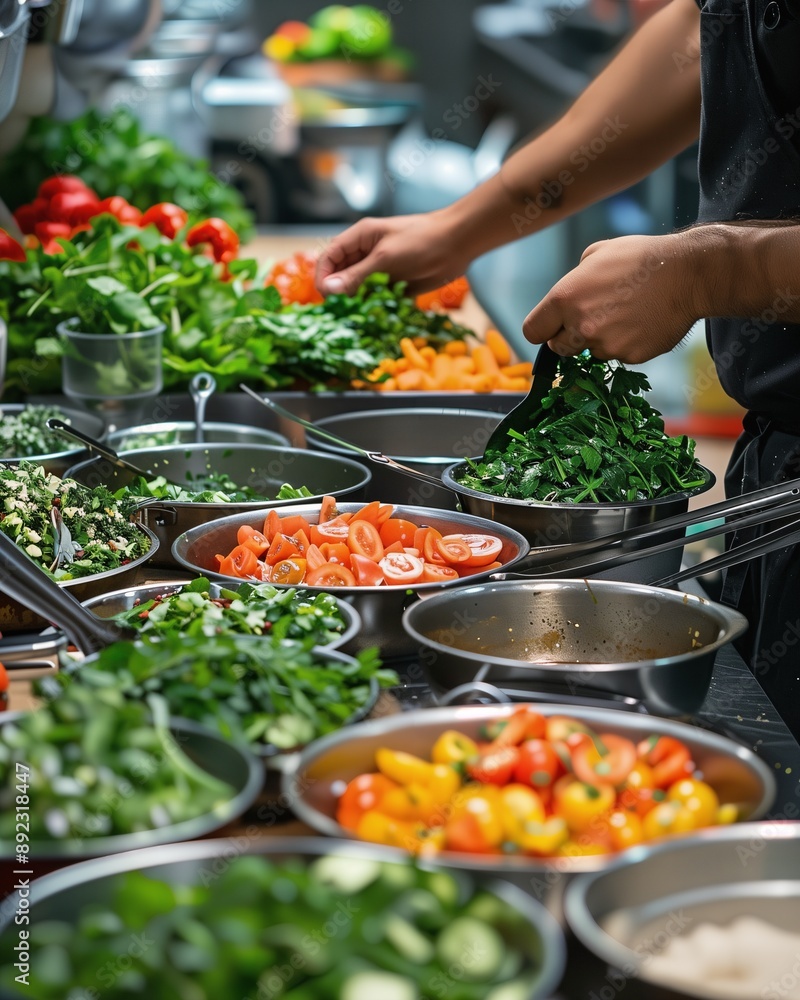 a buffet table filled with lots of different types of food a buffet table filled with lots of different types of food