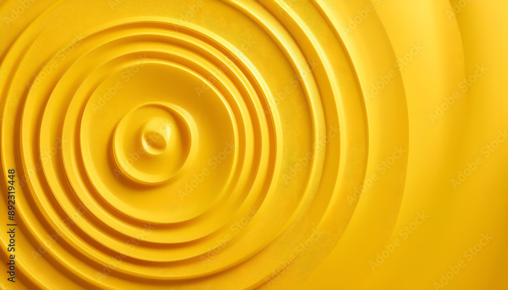 Abstract Gold Concentric Circle Pattern Closeup Abstract Gold Concentric Circle Pattern Closeup