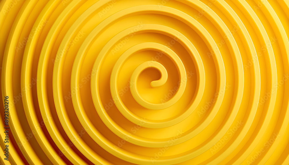 Abstract Yellow Spiral Pattern Background Abstract Yellow Spiral Pattern Background
