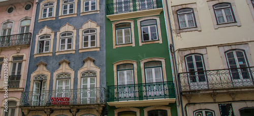 Coimbra, città del Portogallo sede di una delle Università più antiche d’Europa, affacciata sul Rio Mondego photo