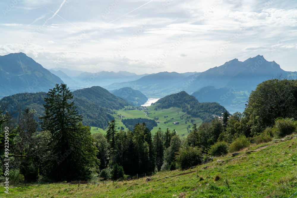 Obraz premium alp scenery with a great view