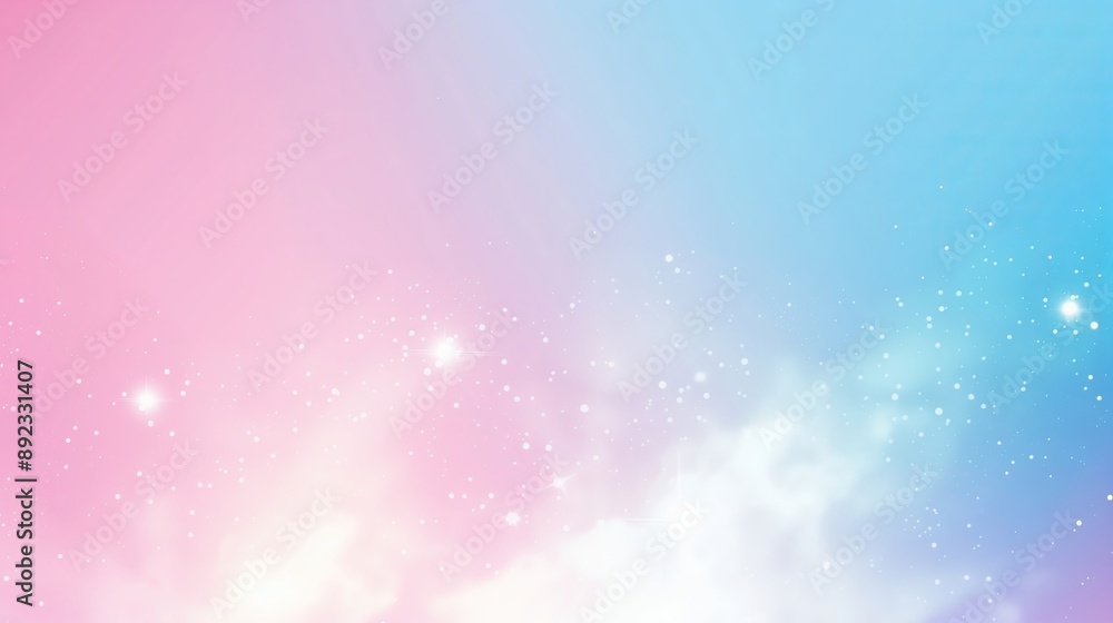 Abstract Pastel Gradient Background with Starry Sky and Ethereal Light Abstract Pastel Gradient Background with Starry Sky and Ethereal Light