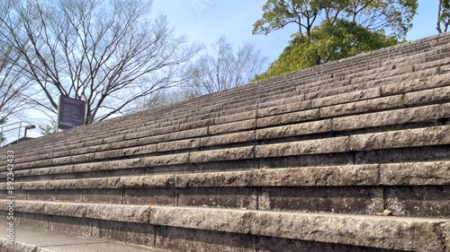 沼津市愛鷹広域公園の石階段