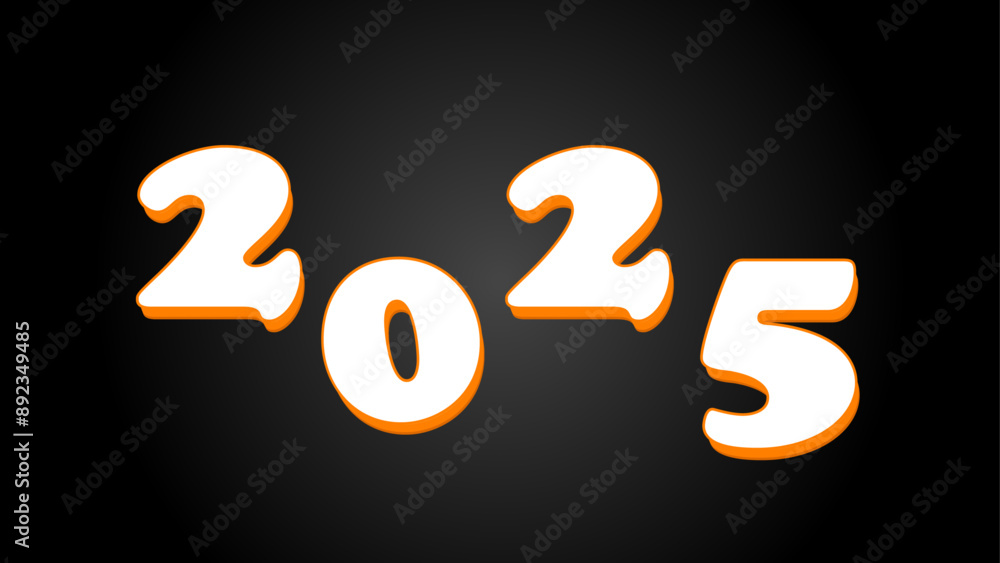 2025 Happy New Year design vector. trendy new year 2025 design template. suit for banner, cover, poster, flyer, card, greeting card, website, brochre. vector illustration 2025 Happy New Year design vector. trendy new year 2025 design template. suit for banner, cover, poster, flyer, card, greeting card, website, brochre. vector illustration